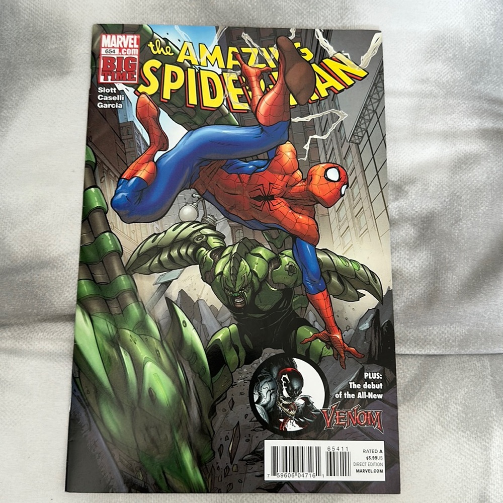 Marvel 654. Com The Amazing SpiderMan. 1st print. 1st appearance of Venom III.